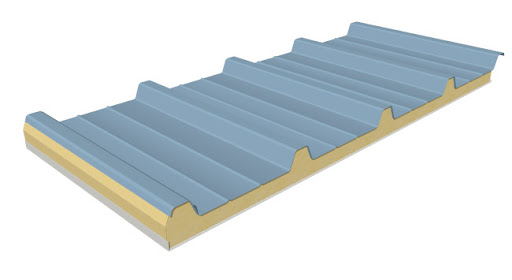 Panel FOILROOF Trapezoidal Negro 10 MM x 7 MTS